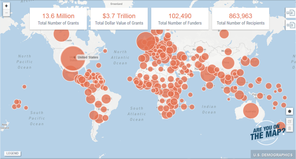 Tool Foundation Maps Research Data Services